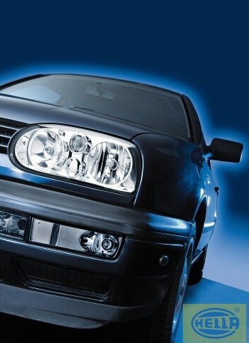 P�edn� �ir� optika styl Golf IV pro VW Golf III, origin�l HELLA